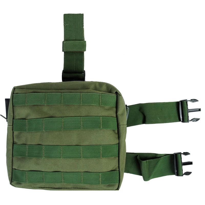 Olive Drab Тактический Молл 600D капля ножная сумка дампа падение ноги панель Утилита сумка для пейнтбола страйкбол хранения журнал камуфляж поясная сумка - Цвет: Olive Drab
