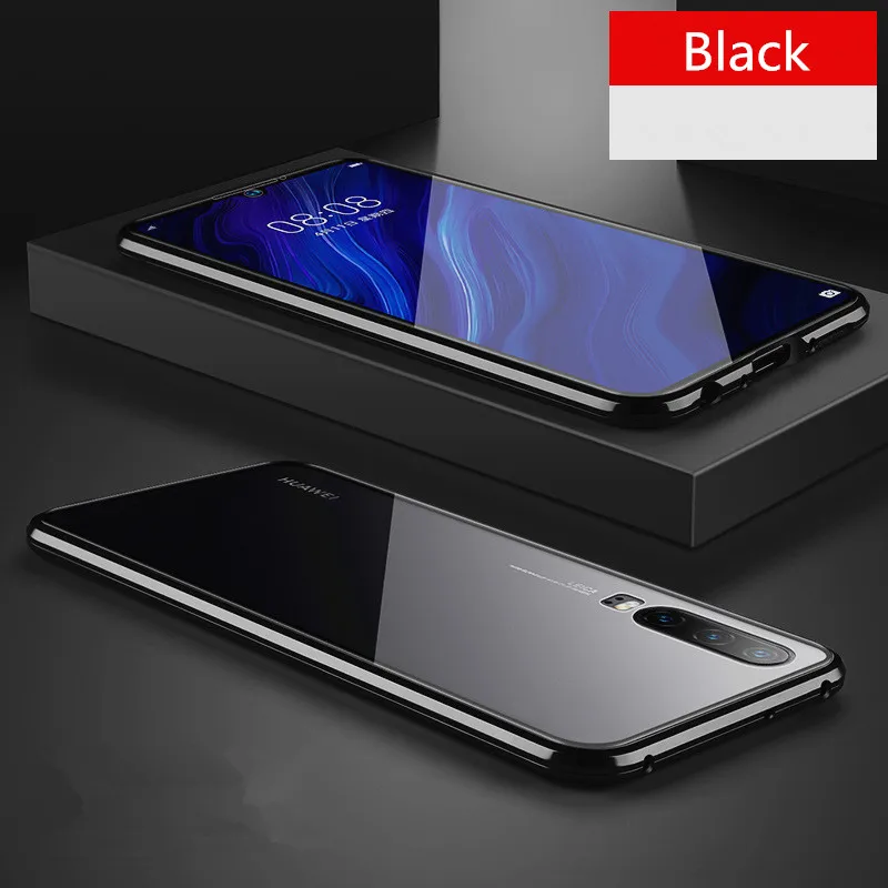 Для Xiaomi Redmi Note 7 роскошный двухсторонний передний задний прозрачный стеклянный