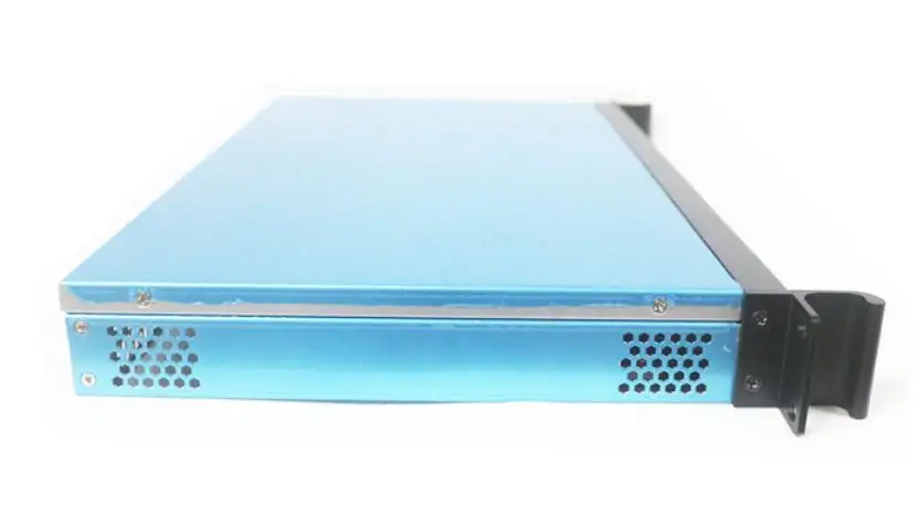 Новый 1U ipc Шасси rackmount корпус глубина 250 мм мини ITX ультра-короткий для 17*17 см