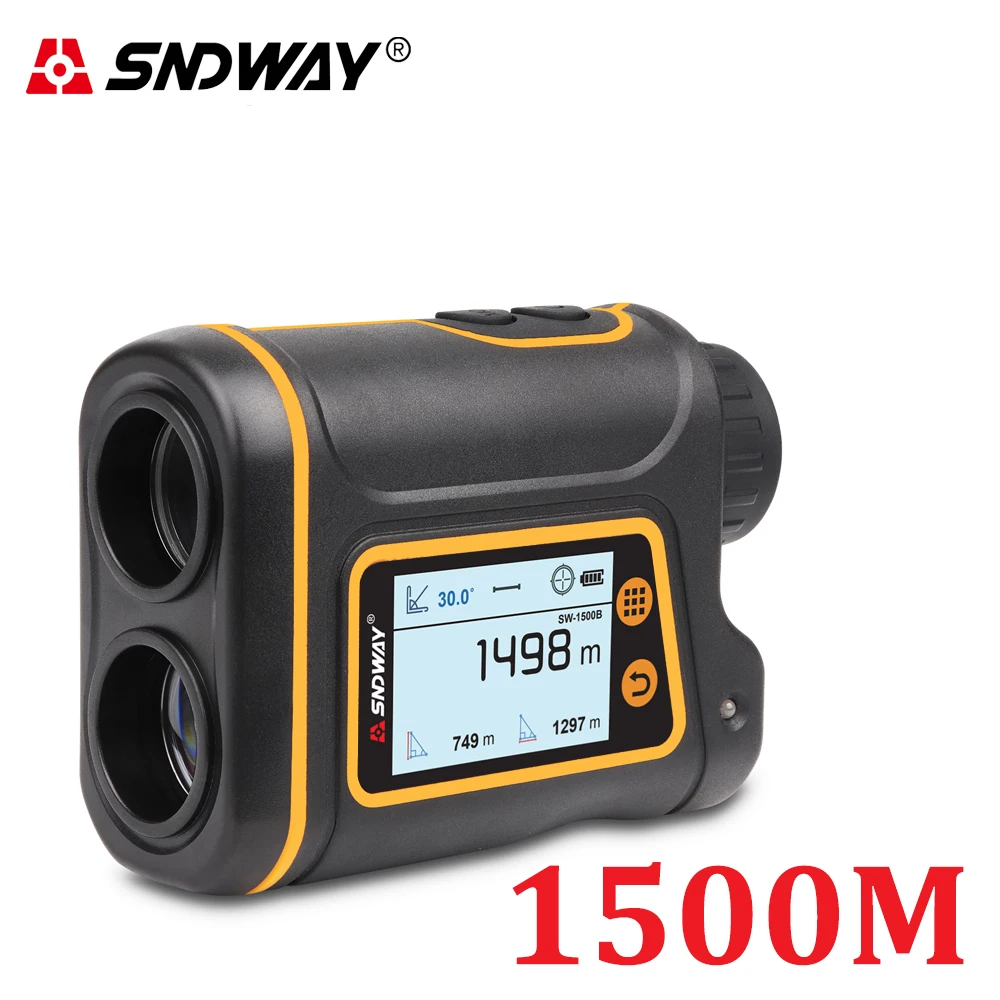 SNDWAY телескоп лазерный дальномер для охоты Гольф Спорт 800 м/1000 м/1500 м монокулярный дальномер лазерный дальномер инструменты