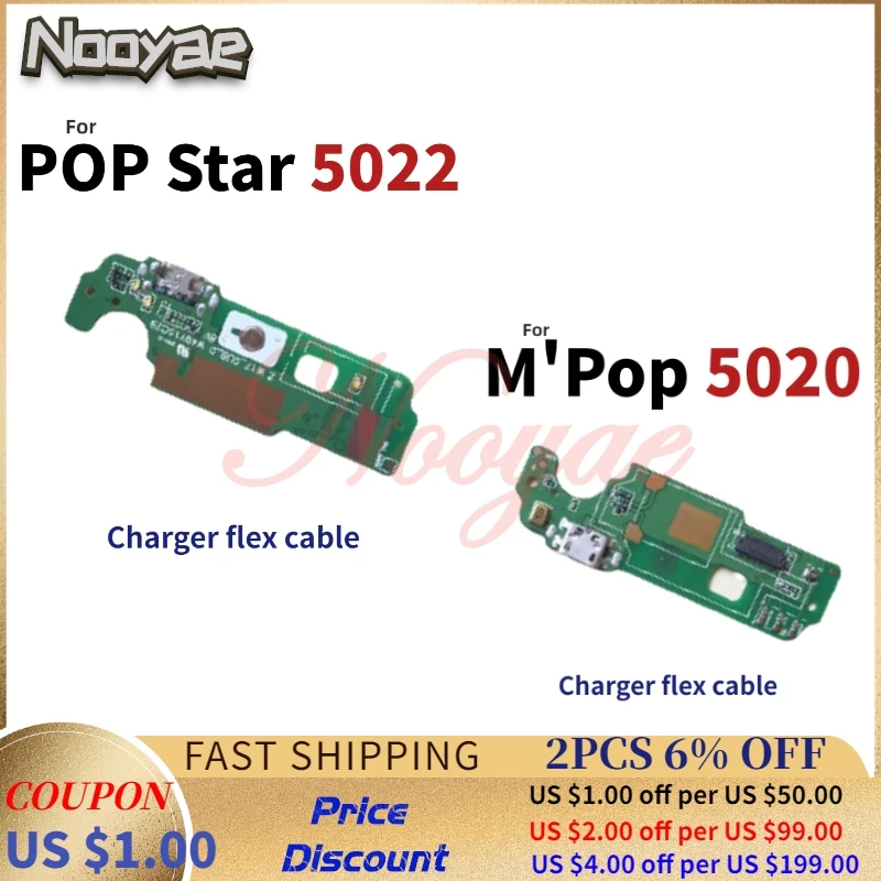 Док станция для зарядки Alcatel One Touch Pop Star 5022D 5022 5020D 5020 с USB портом|Шлейфы мобильных