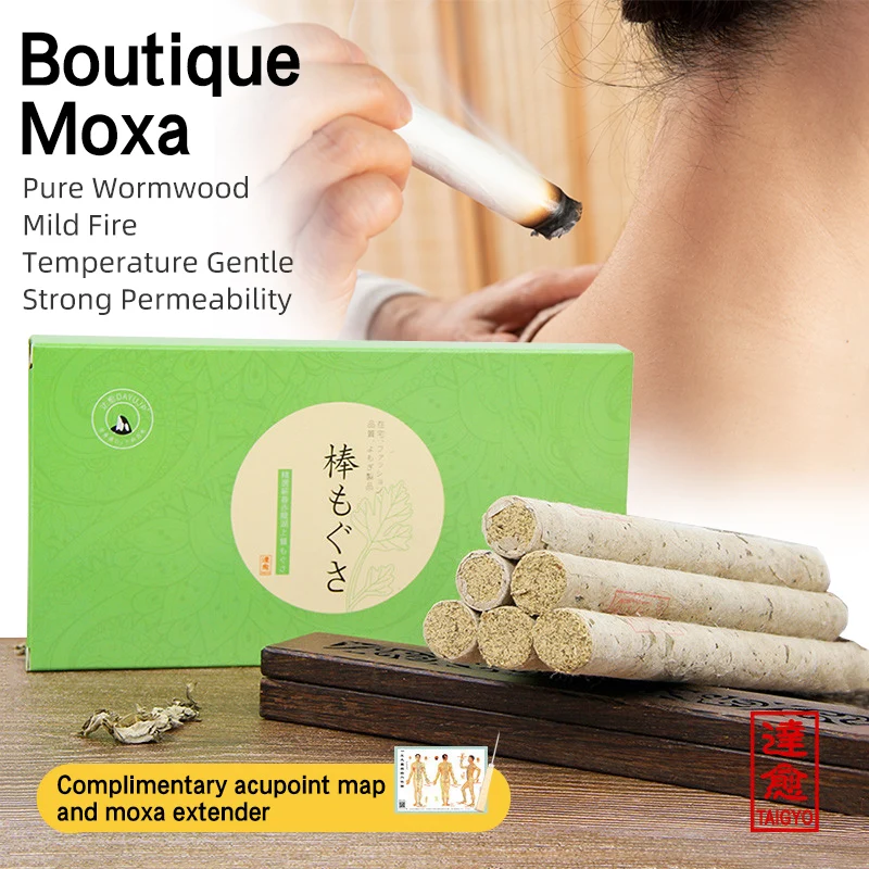 Коробка Moxa Stick Moxa Moxibustion Artemisa Moxa Rolls(6 в коробке)-1 коробка