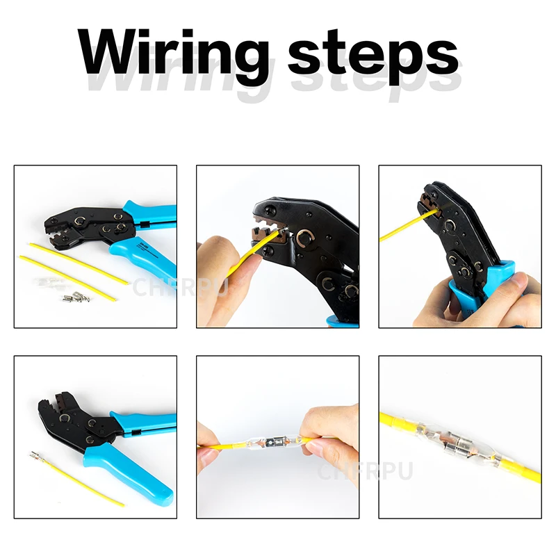 Набор коннекторов для электрических проводов 2 8/4 8/6 3 мм 100 шт./лот обжимные клеммы