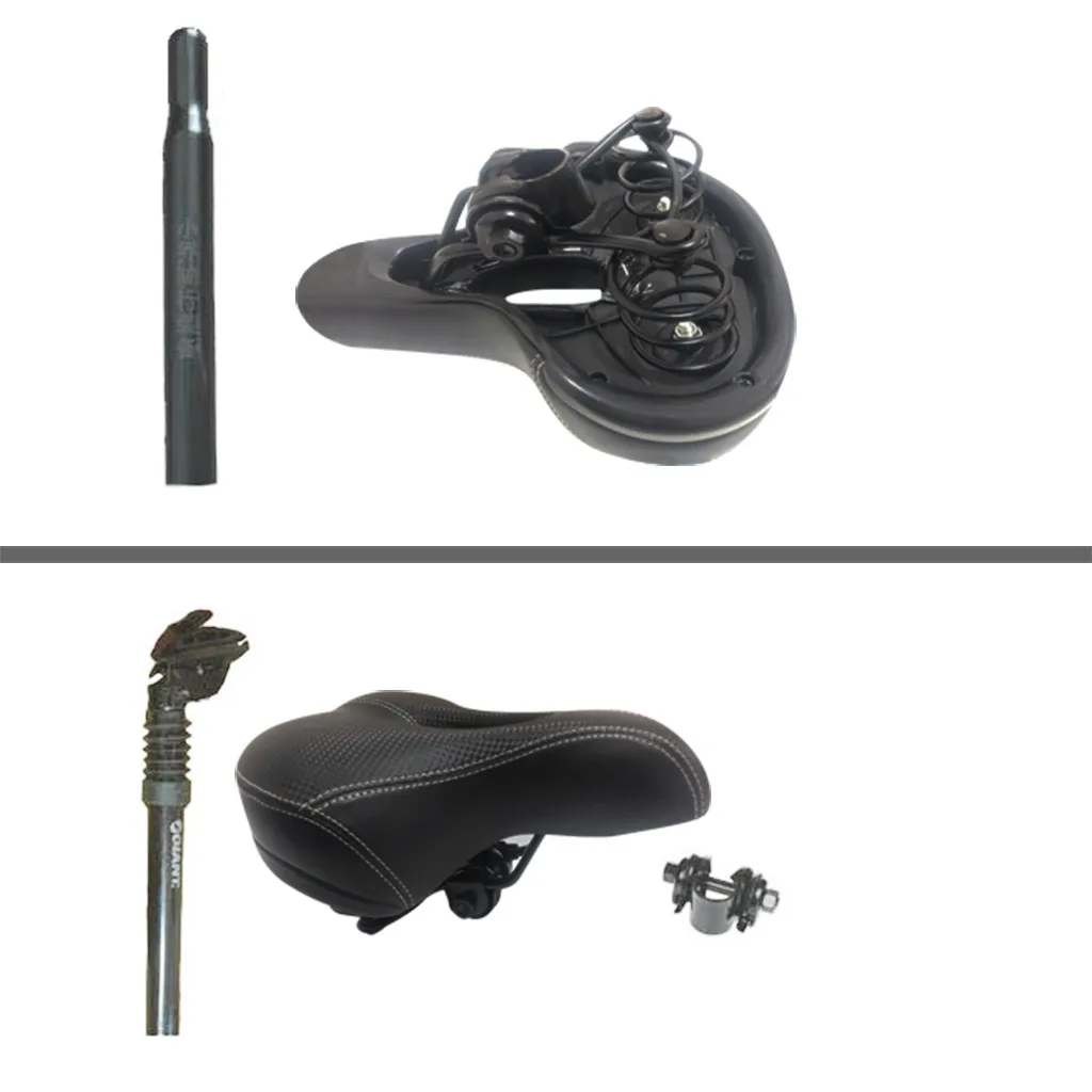 Высококачественное большое седло для велосипеда широкая мягкая подушка