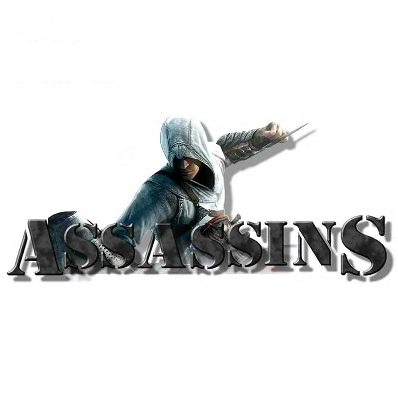 

Забавный автомобиль Стикеры ASSASSINS Водонепроницаемый и устойчивая к царапинам автомобиля бампер оконная Наклейка украшения ZWW-2163, 13 см * 5,7 см