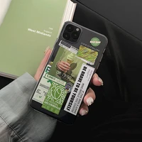 cute clear milk tea barcode label phone case for iphone 11 pro max x xs max xr 7 8 puls se 2020 cases cute soft silicone cover