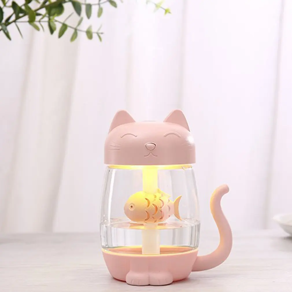 Cat humidifier 3 in 1 USB cat claw Ultrasonic Air Humidifier Romantic Soft Light Diffuser | Дом и сад