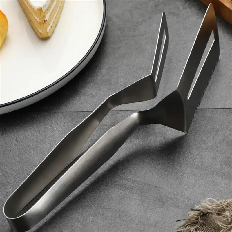 

Stainless Steel Food Tongs Fried Fish Steak Clip Tong BBQ Grilling Tong Non-Stick Barbecue Grilling Cooking Tongs Kitchen Tools