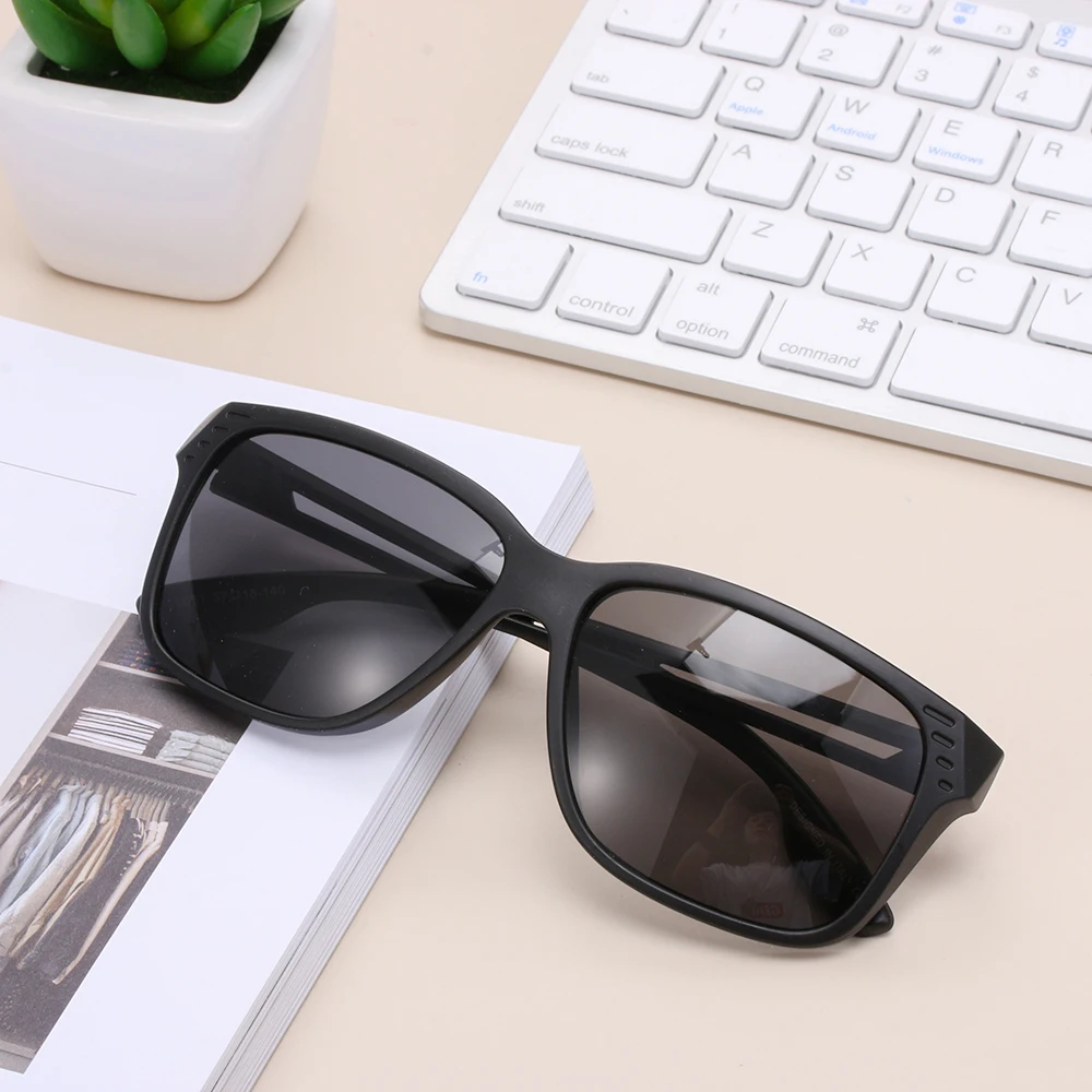 Мужские дорожные солнцезащитные очки UV400 поляризационные модные солнечные в