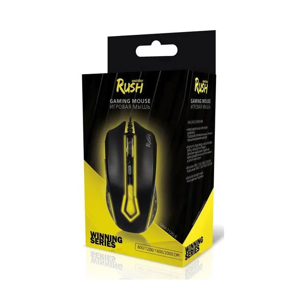 Мышь оптическая SMARTBUY Rush 712 черный | Компьютеры и офис
