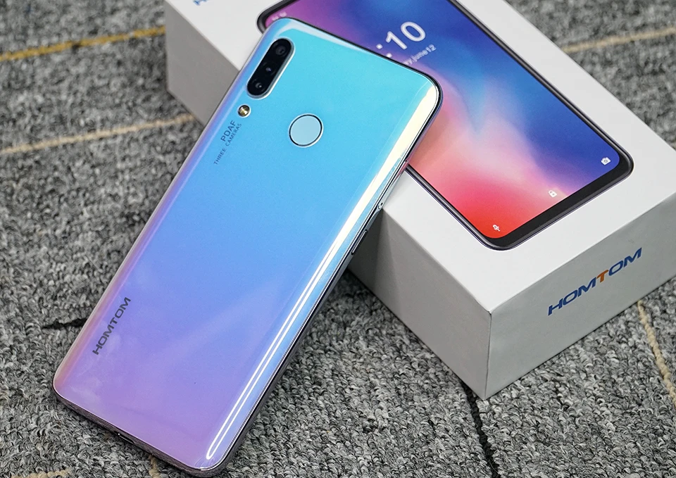 HOMTOM P30 pro Android 9,0 MTK6763 Восьмиядерный 4 Гб 64 Гб стеклянный чехол для смартфона 6,41 дюймов 4000 мАч 4G FDD-LTE мобильный телефон