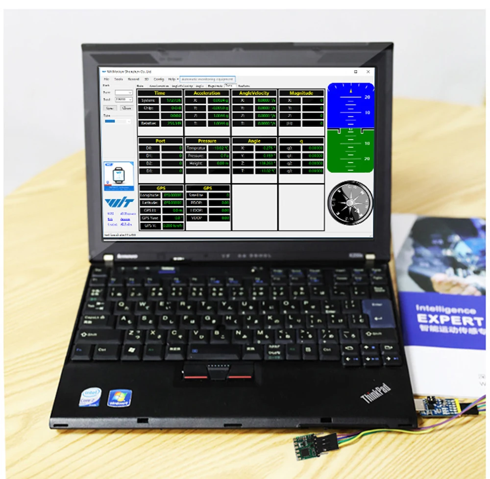 9 осевой акселерометр WitMotion WT901 AHRS MPU9250 3 электронный гироскоп + ускорение Угол
