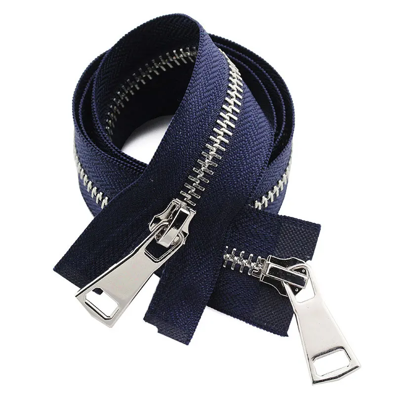 5# Jacket Metal Zipper Double Slider Two-Way Zips Open End For DIY Handmake Sewing Coat Clothing Tailor Repair Accessories Tool | Дом и сад