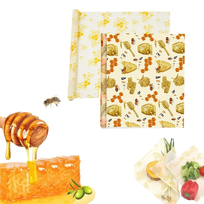 Многоразовая пищевая оберточная бумага для пчелиного воска s-образный