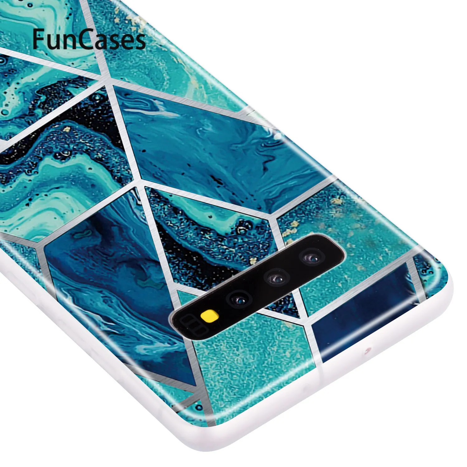 Модный мягкий силиконовый чехол для estuche Samsung S10 Plus полуоблегающие Чехлы Capa Galaxy