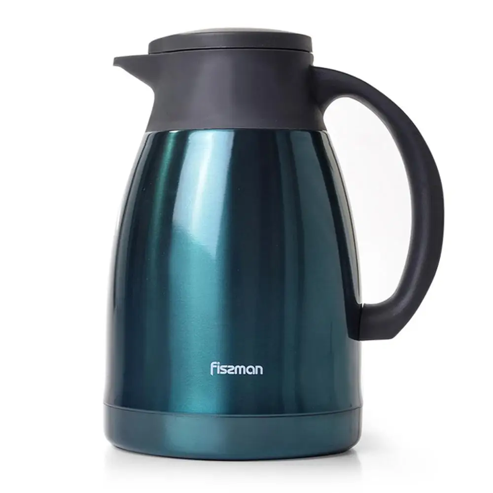 Вакуумный кофейник FISSMAN 1200 мл термос с двойными стенками из нержавеющей стали