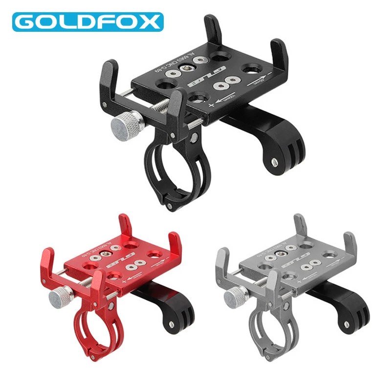 

Aluminum Motorcycle Mobile Phone Holder Mountain Bike Camera Holders Stands Road Vehicles Cell Phone Bracket