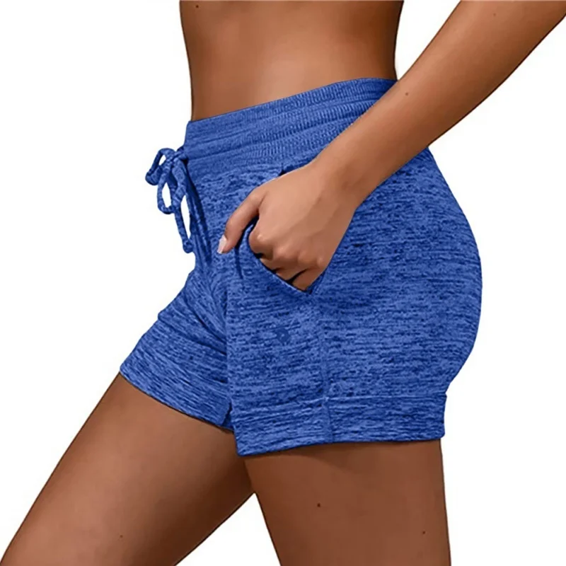 

Sports Shorts Women Summer Anti Emptied Skinny Shorts Casual Lady Elastic Waist Beach Correndo Short Pants Running Shorts