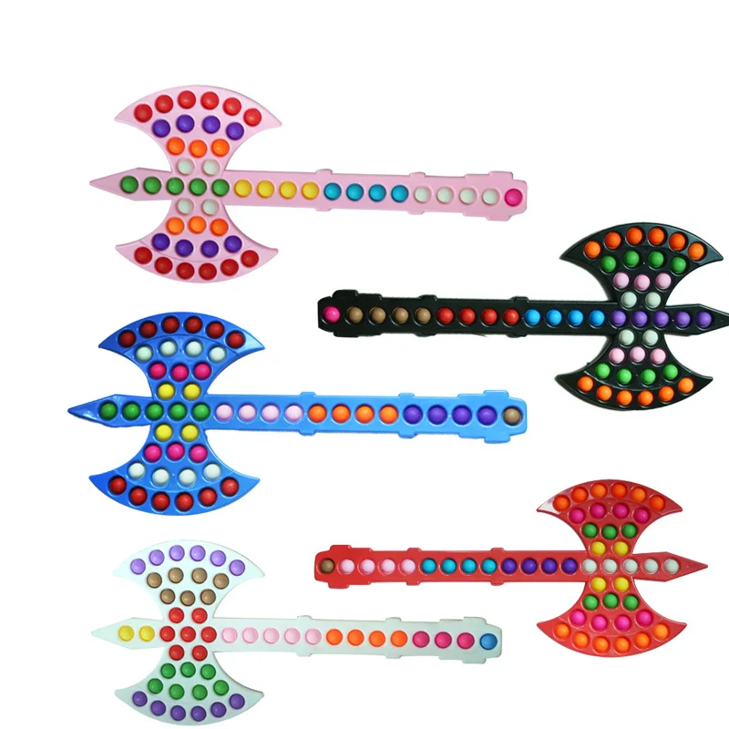

5 style New Pop It Fidget Sword toy finger bubble music press bubble music children adult puzzle Decompression Toys
