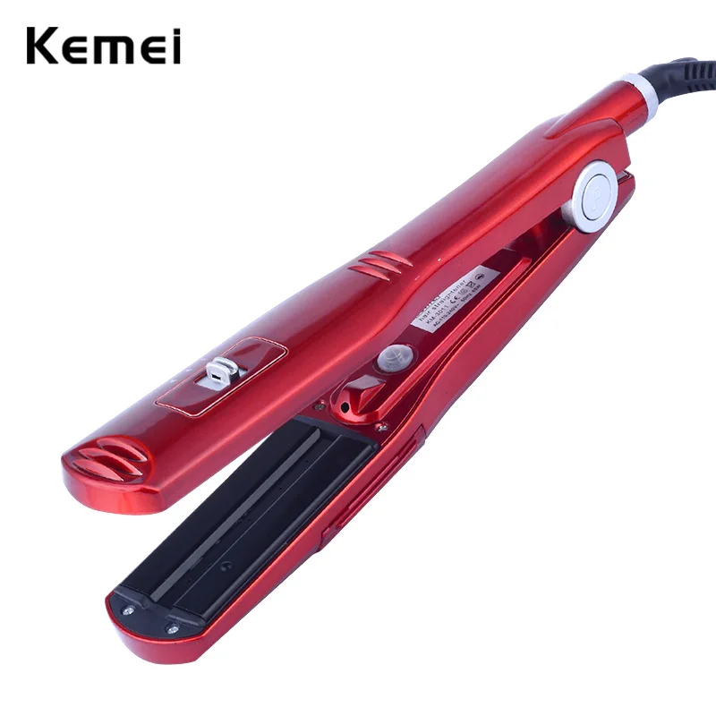 

Professional Ceramic Hair Straightener Hair Iron Steam Flat Iron Straightening Water Moisturizing Styling Tools chapinha P47
