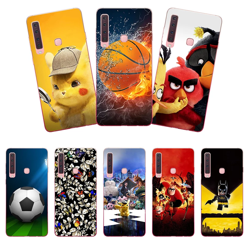 Модный мягкий силиконовый защитный чехол из ТПУ для Samsung Galaxy A9 2018 A9200 накладка с