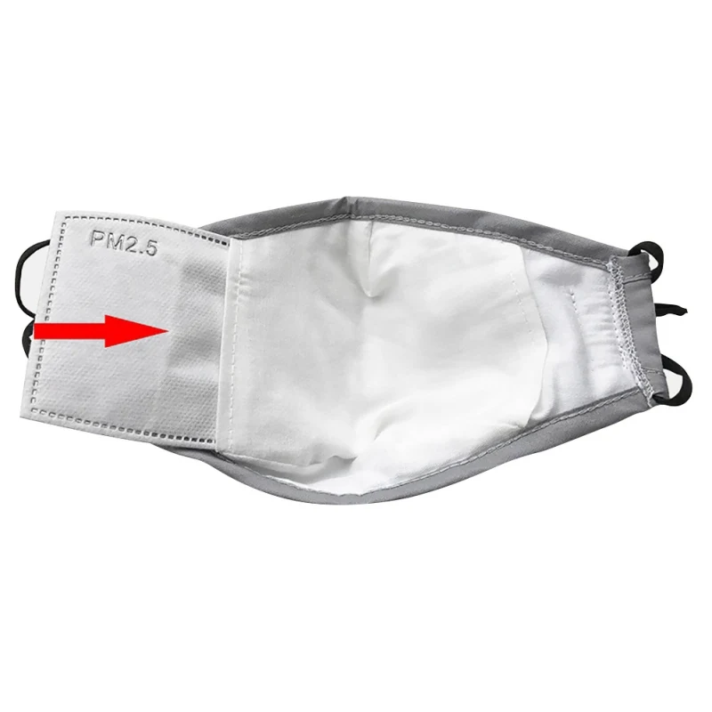 20 штук 5 слоев фильтр маска для лица PM2.5 уход за кожей угольный дыхательный