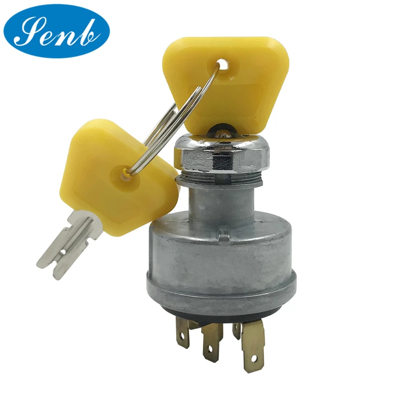 

Clark Ignition Switch For Forklift Hyster 379902 Anti Restart With 2 Keys 2035830 1492154 2368655