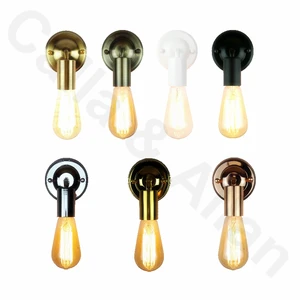 7 цветов DIY настенный светильник E27 покрытие лофт американский Ретро Винтаж Железный настенный светильник 90-240 в 40 Вт антикварные лампы промышленные бра