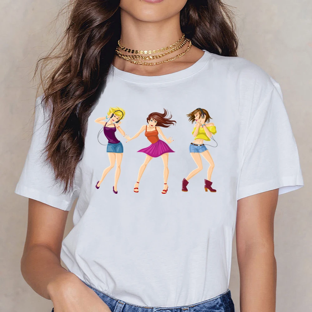 Женская Винтажная Футболка Kiki Girls Vogue на заказ|Мужские футболки| |