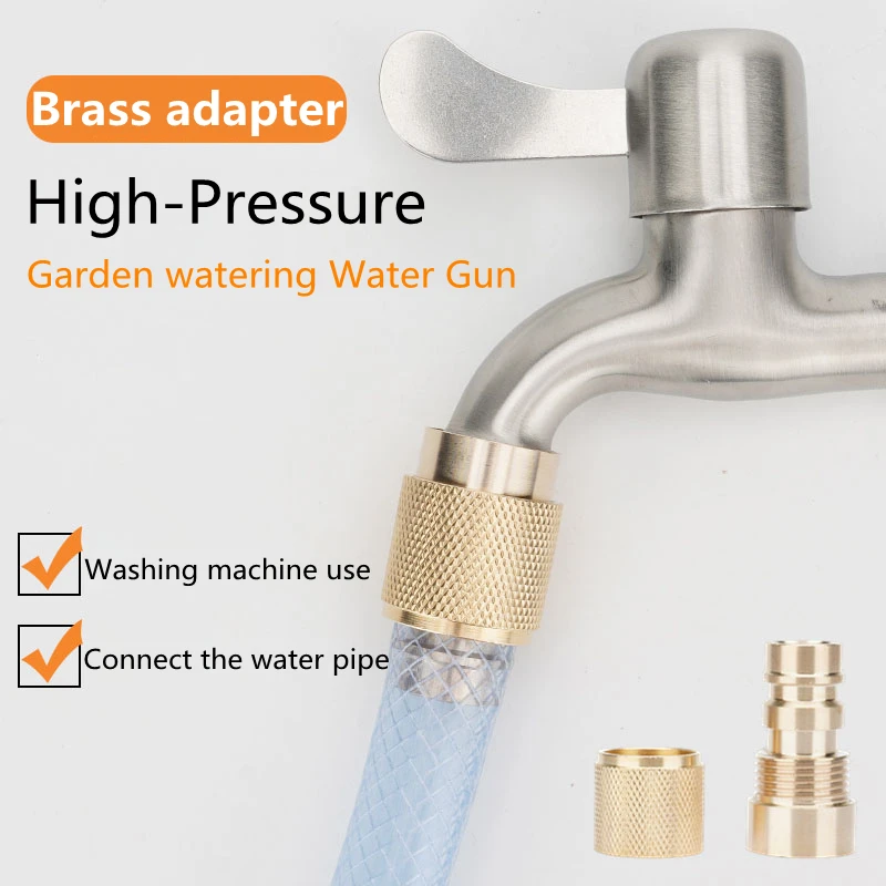 Zinc Alloy Faucet Garden Outdoor for Washing Machine Irrigation Hose Adapter Tap Connector Mixer Water Hardware | Обустройство дома