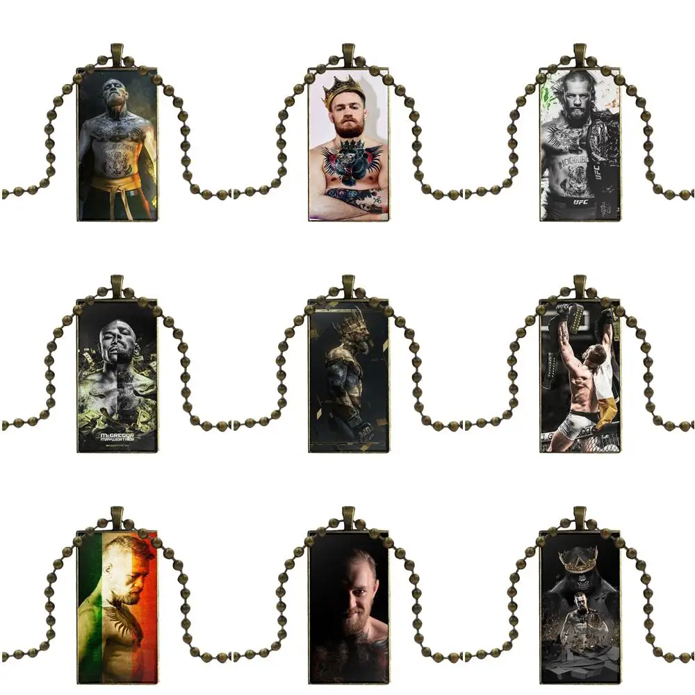 Для женщин и мужчин Новые разноцветные Конор Макгрегор бронзового цвета стекло