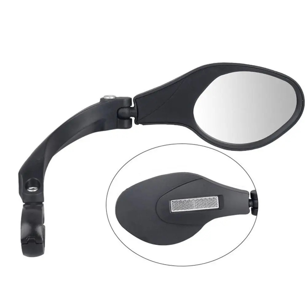 Universal Cycling Bike Mirror Stainless Steel Lens Handlebar Bicycle Mirror Safe Rearview Mirror bycicle accessories bicicleta - Color: HF-MR081R
