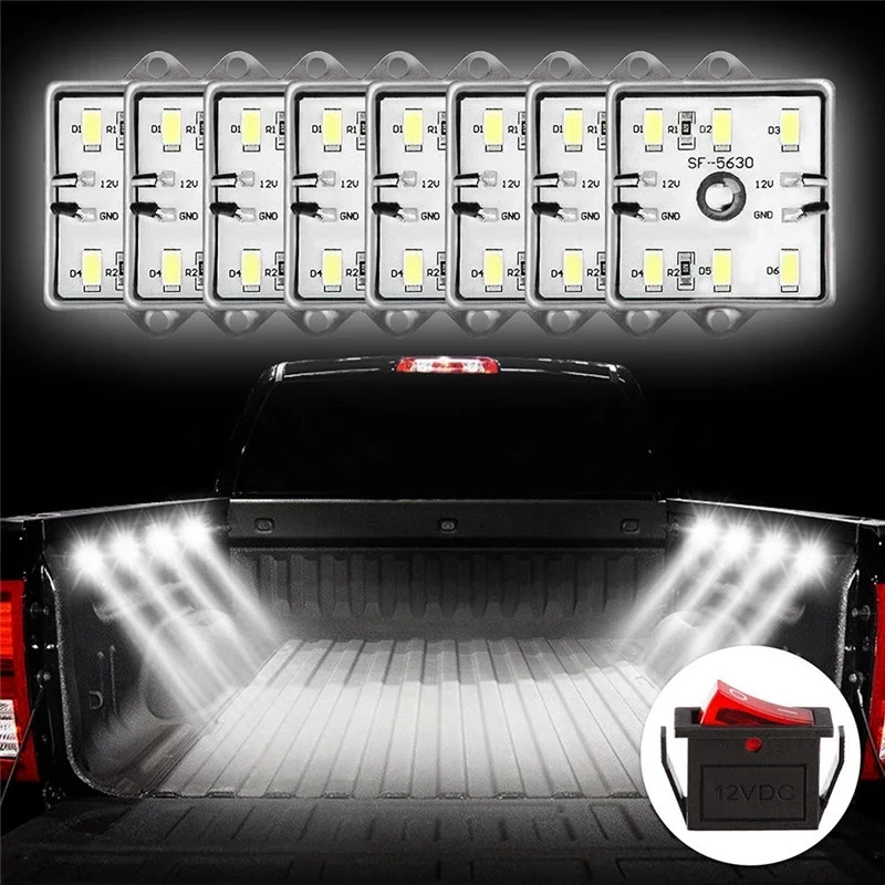 

48LED Car Roof Light Truck Interior Ceiling Light Interior Interior Light Suitable for RV Boat Trailer Truck Camper