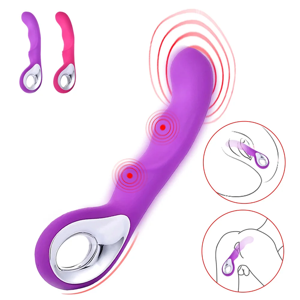 G Spot фаллоимитатор вибратор 10 скоростей AV Stick Анальная пробка Стимулятор клитора