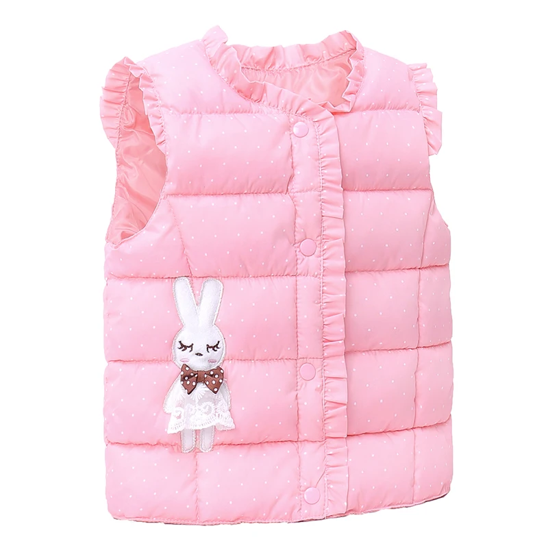 Children's Down Cotton Waistcoat Baby's Jacket Little Girl's | Мать и ребенок