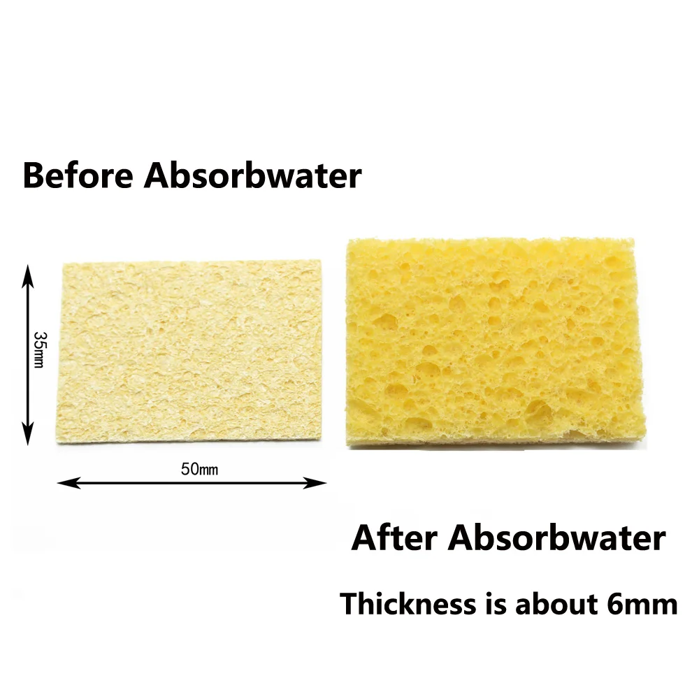 10 шт./лот желтый Чистящая губка очиститель для устойчивого управления