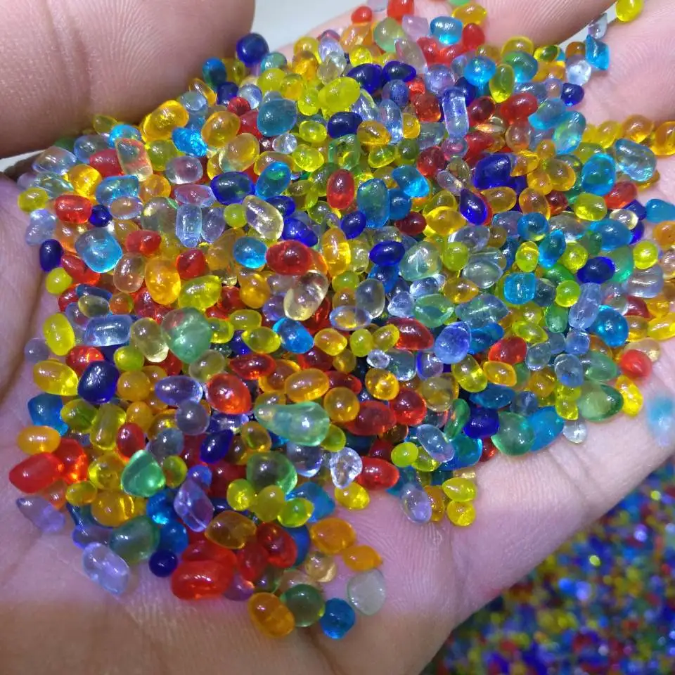 

K5 Mini Mix Glass Gravel Stone Colored Glaze Rock Aquarium Fish