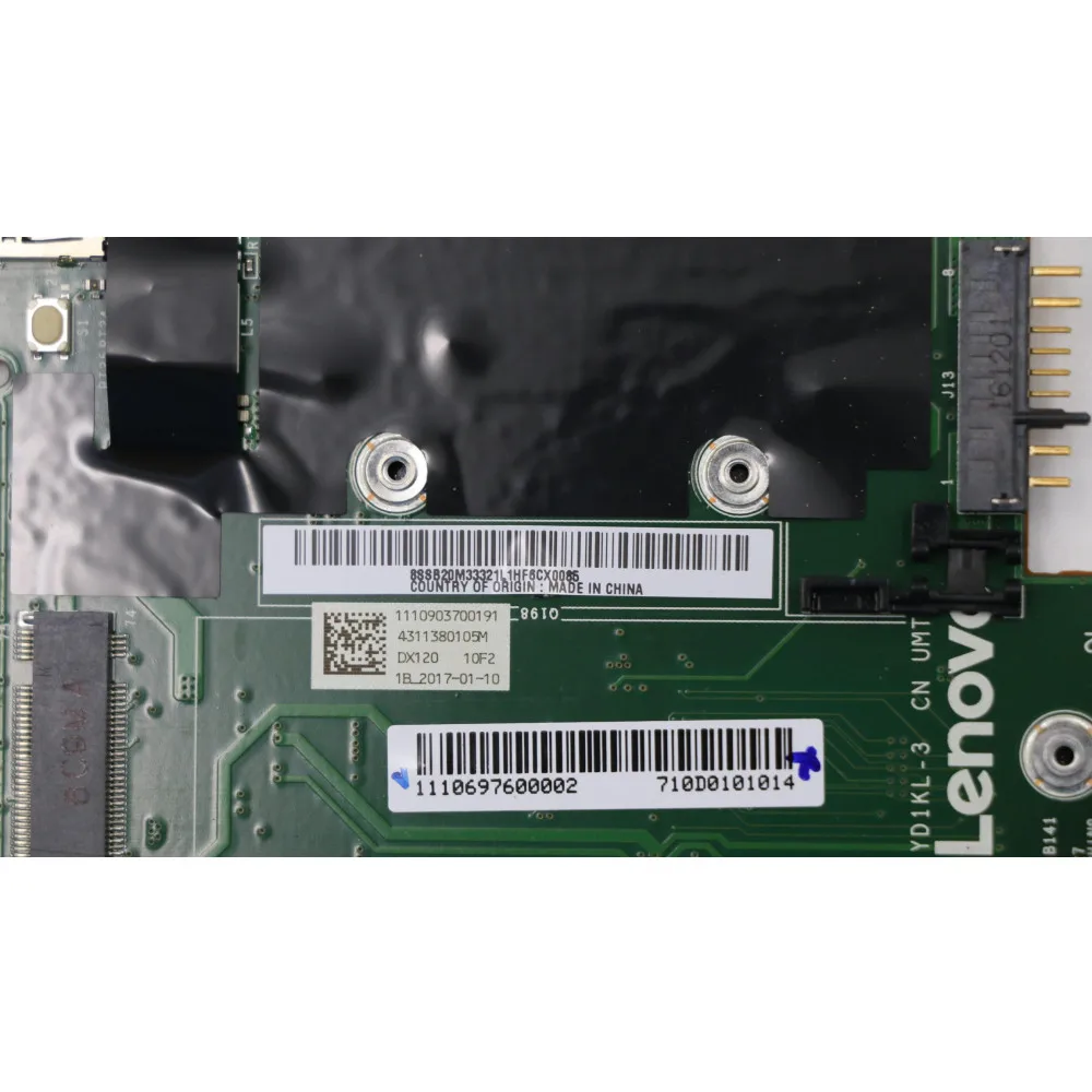 

For LenovoThinkpad X1 Carbon 5th Gen laptop motherboard main board 2017 DX120 NM-B141 FRU 01LV437 01LV433 01AY073 01AY077