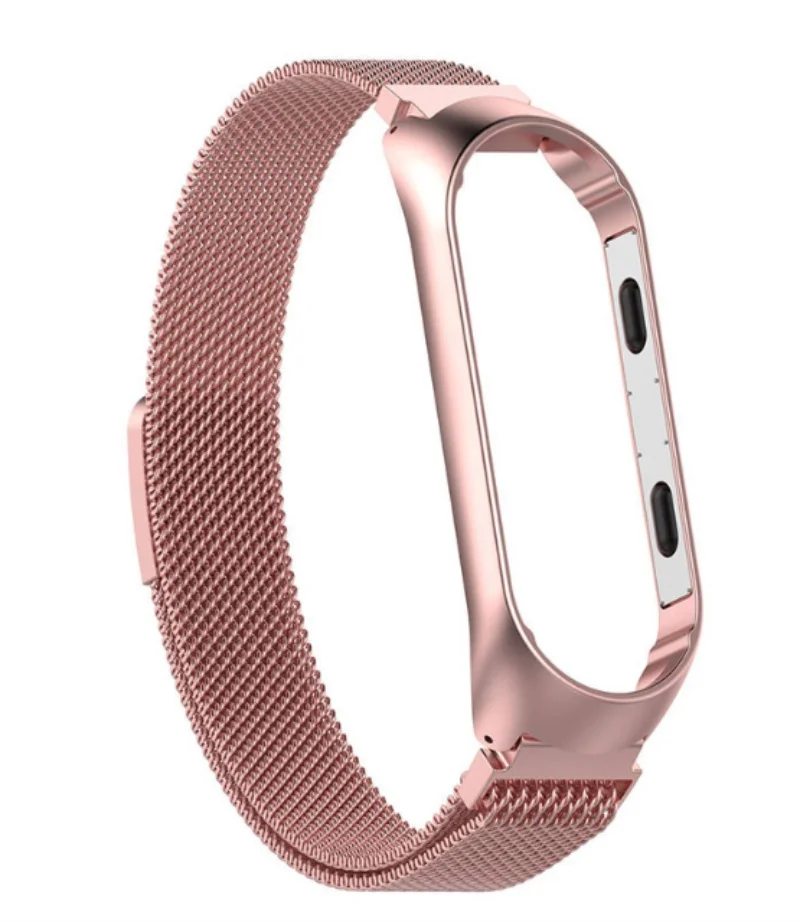 Ремешок на запястье металлический браслет из нержавеющей стали для Xiaomi mi 4 3 Band