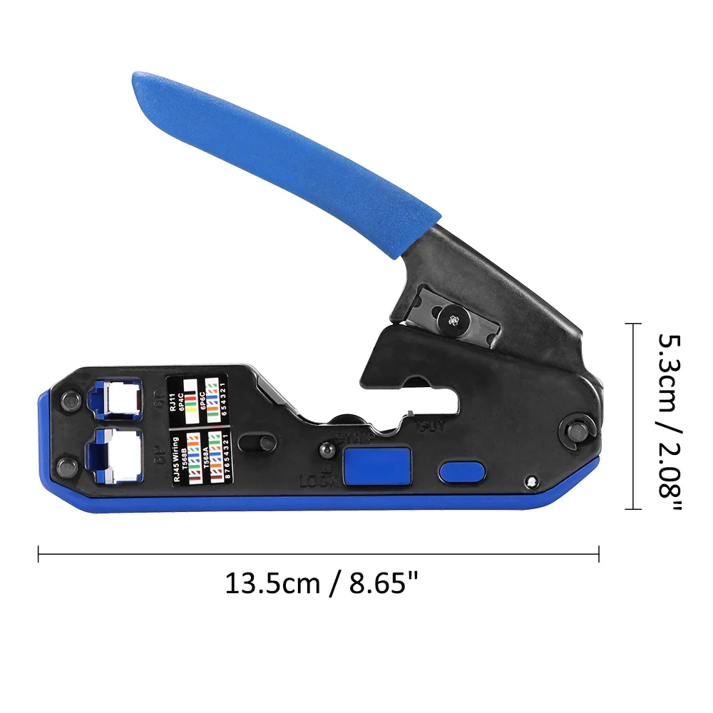 

Network Stripping Pliers Wire Stripper Wire Cable Tools Stripping Crimping Tool For Rj45 Cat6 Cat5e Cat5 Rj11 Rj12