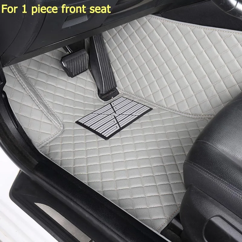Only for 1 piece KADULEE пользовательские автомобильные коврики для Mitsubishi Все модели для Outlander, pajero ASX Pajero sport lancer galant Lancer-ex grandis foot - Название цвета: Only for 1 piece