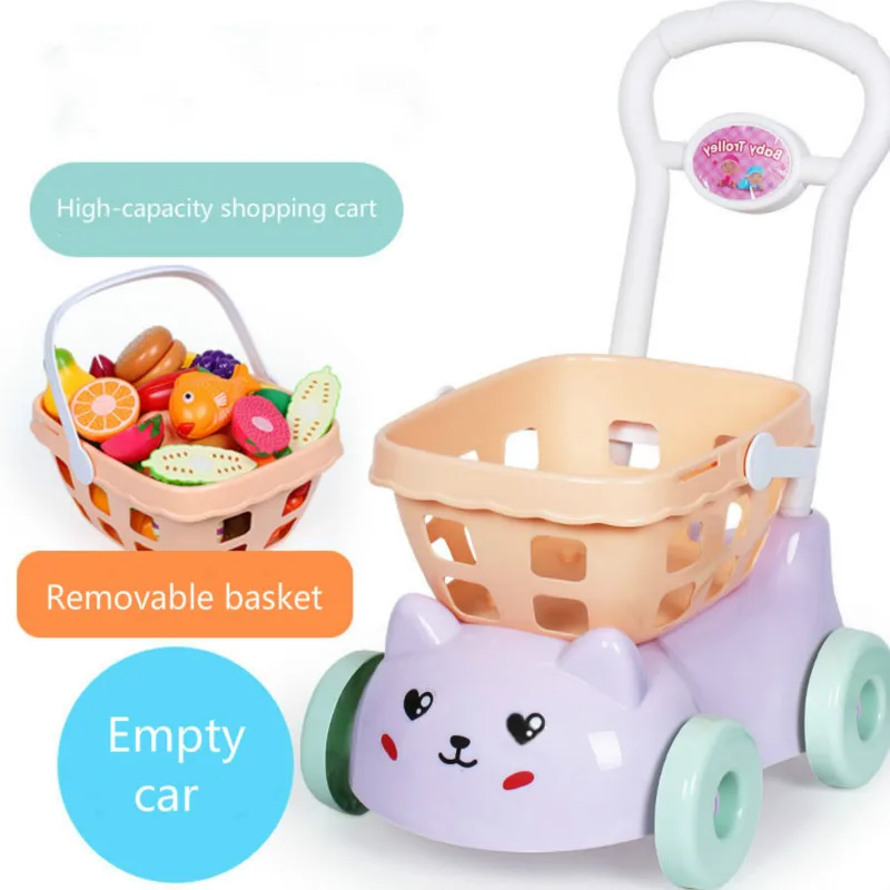 19 шт. детская тележка для супермаркета Детская кухня имитация семьи девочка