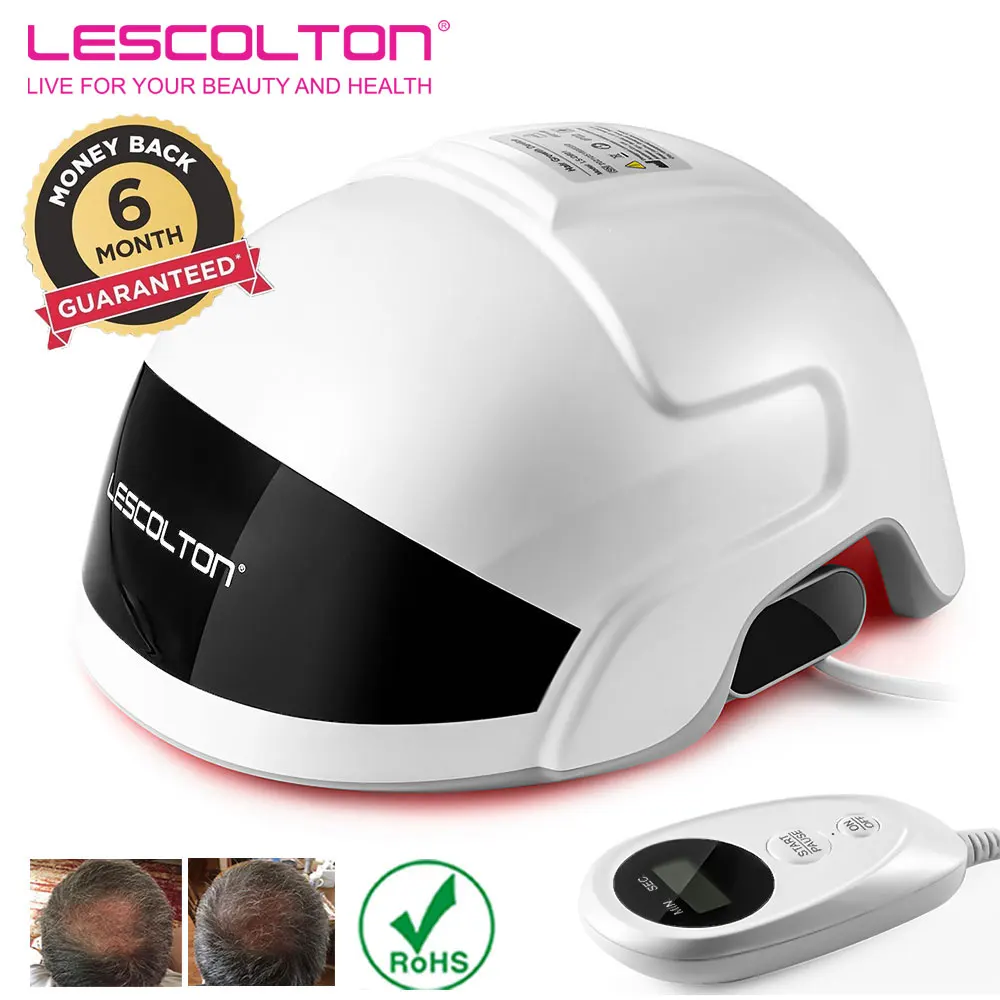 LESCOLTON Laser Hair Growth Helmet Laser Cap Infrared Light LED Hat Hair Loss Treatments Device Men's Caps Hair Restore Products