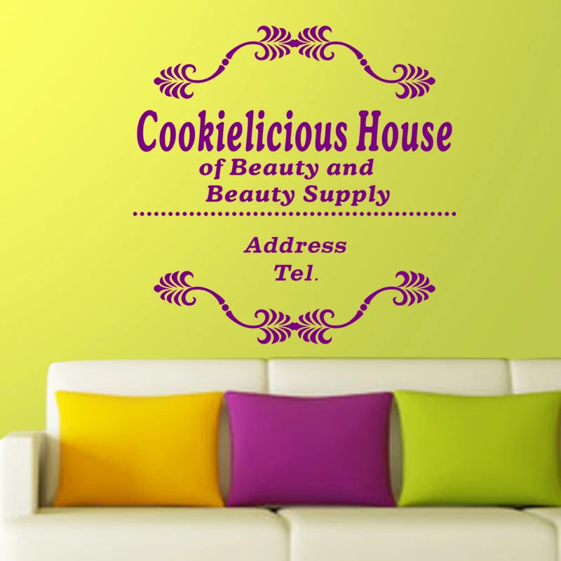 

Nail Art Salon Sticker Make Up Spa Decal Beauty Posters Vinyl Wall Decals Decor Mural Nail Beauty Salon Wall Decal