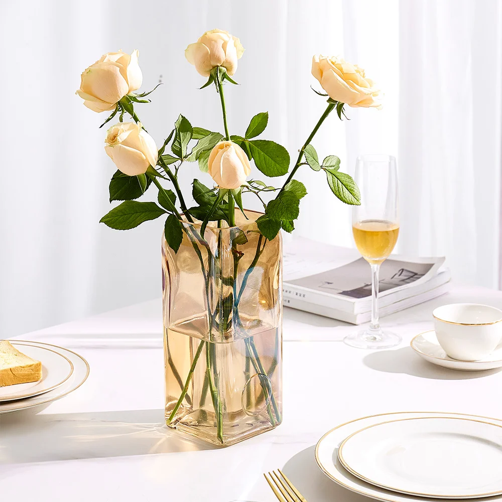 Современное художественное украшение для дома прозрачная стеклянная простая