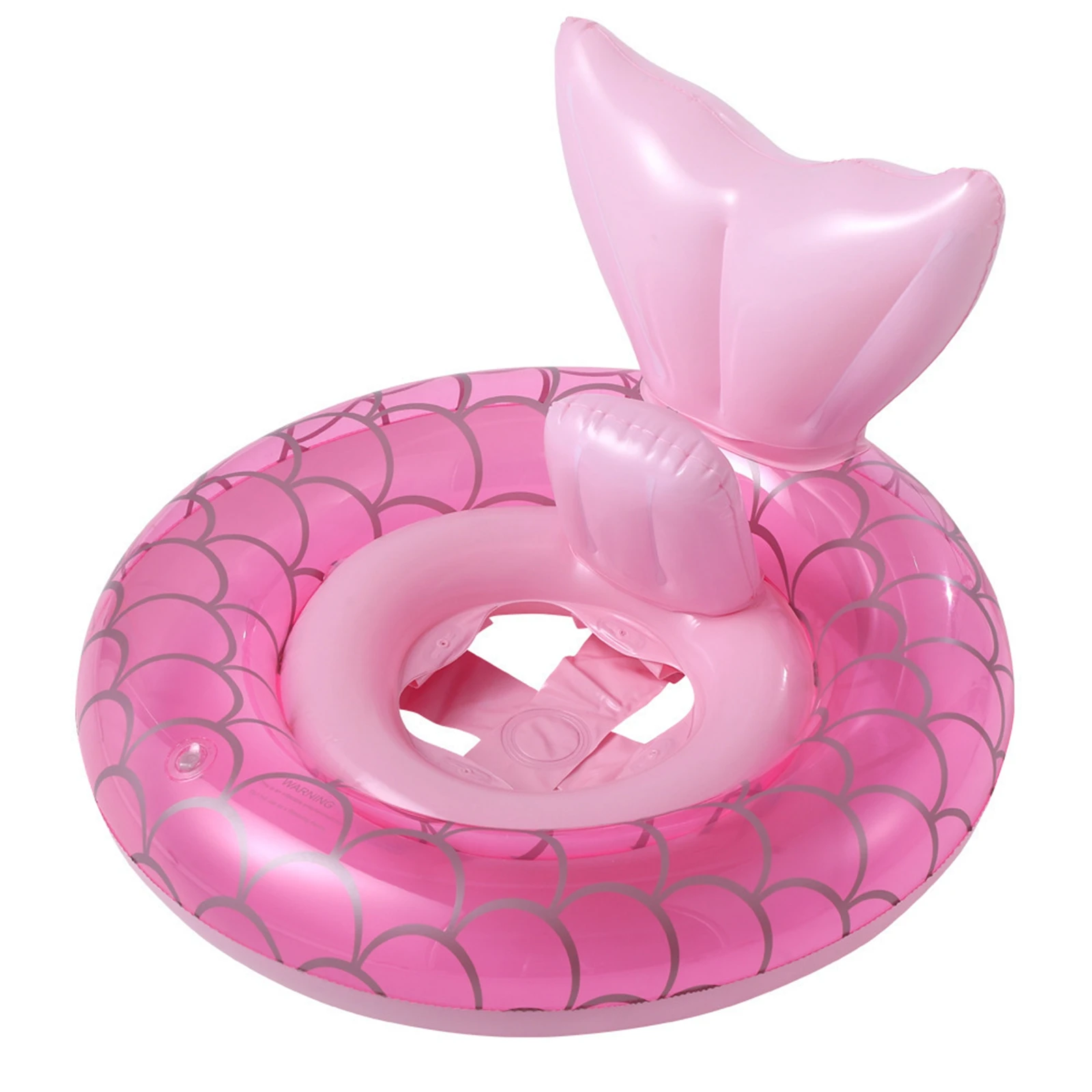

Beautiful PVC Kids Swimming Loop Inflatable Mermaid Seat Leak-proof Lightweight Swimming Training Water Play Kids Toy