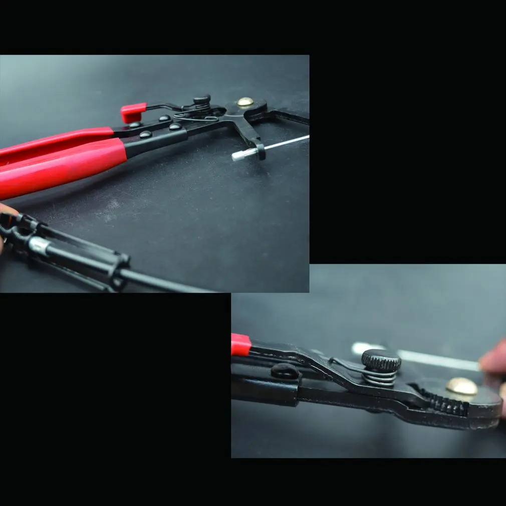 Auto Vehicle Tools Cable Type Flexible Wire Long Reach Hose Clamp Pliers for Car Repairs Hose Clamp Removal Hand Tools