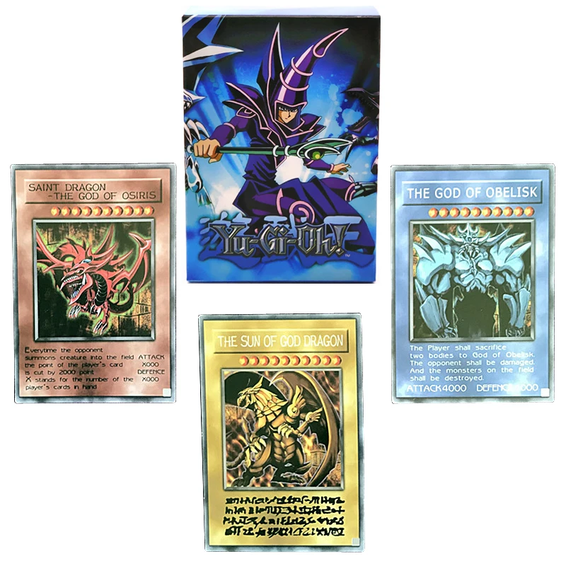 66 шт./кор. Yu Gi Oh! Египетский Бог английская игровая коллекция карт Yugioh карта Божья