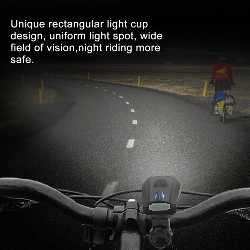 

Bike Light USB Rechargeable Bike Light Super Bright LED Bike Lights Front Smart Sensor Waterproof Fits All Bicycles
