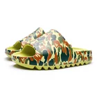 Мужские летние крутые пляжные шлепанцы 2020 г. Модные Вьетнамки с открытым носком женские сандалии обувь с принтом граффити легкие большие размеры